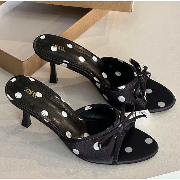 RARE!!! ZARA Heeled Sandals NWT - Picture 5 of 16